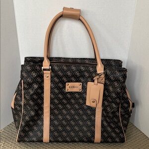GUESS Logo Affair Deluxe Travel Tote